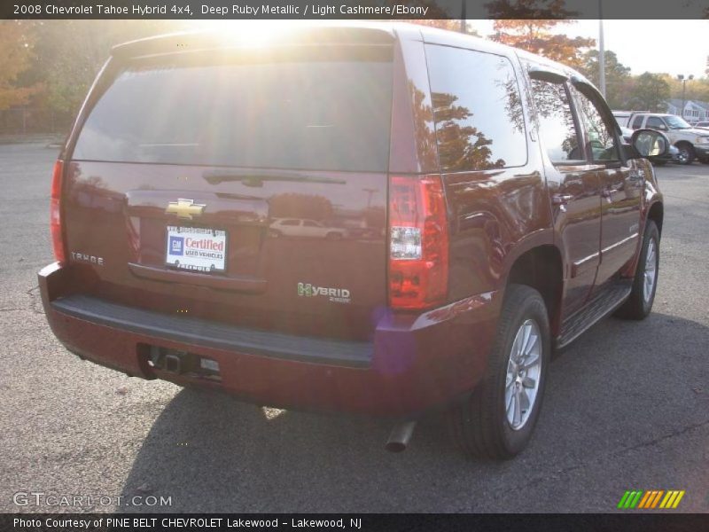 Deep Ruby Metallic / Light Cashmere/Ebony 2008 Chevrolet Tahoe Hybrid 4x4