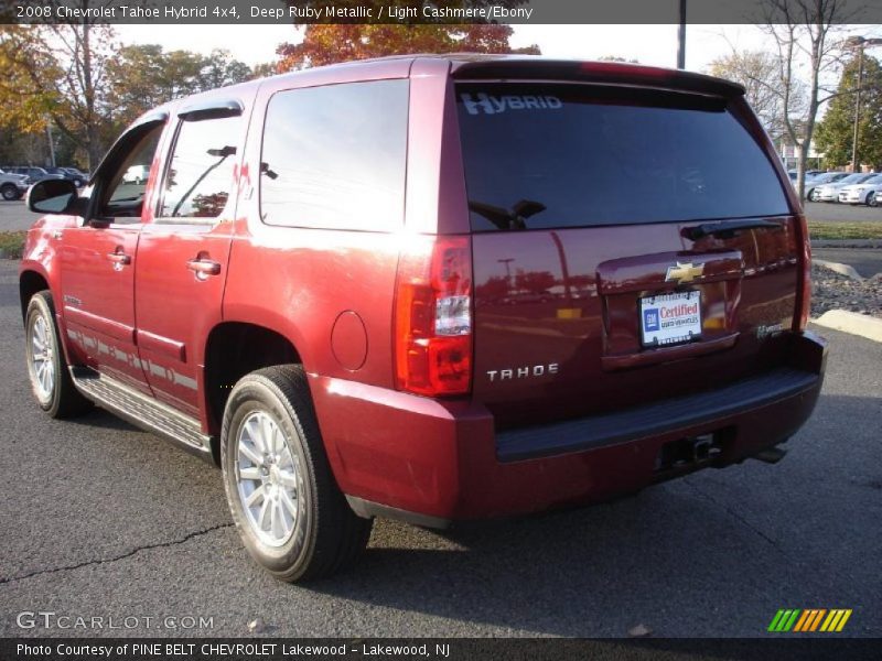 Deep Ruby Metallic / Light Cashmere/Ebony 2008 Chevrolet Tahoe Hybrid 4x4
