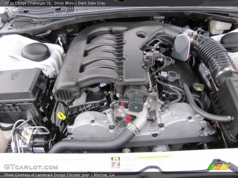 Stone White / Dark Slate Gray 2010 Dodge Challenger SE