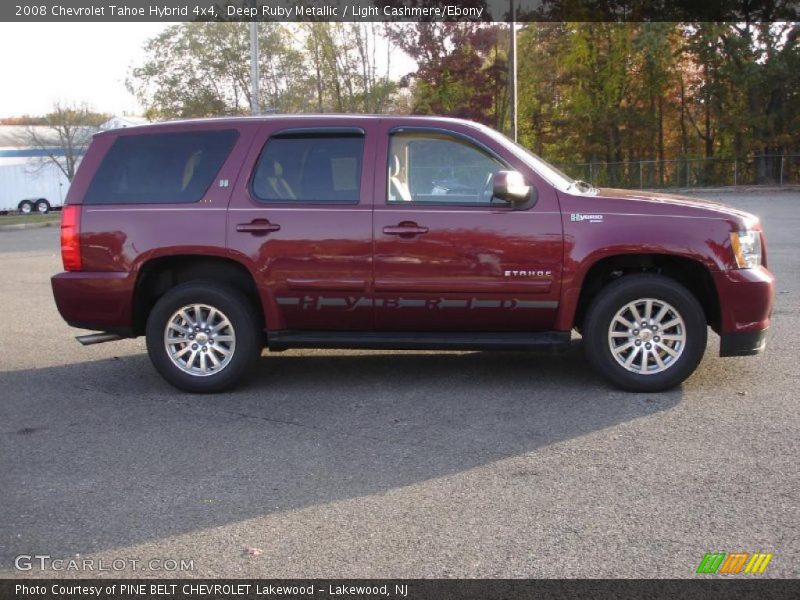 Deep Ruby Metallic / Light Cashmere/Ebony 2008 Chevrolet Tahoe Hybrid 4x4