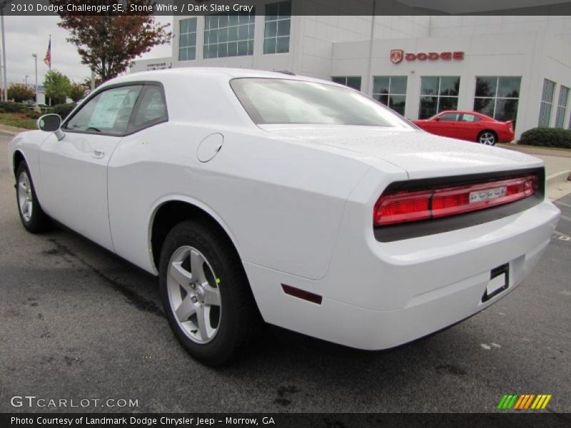 Stone White / Dark Slate Gray 2010 Dodge Challenger SE