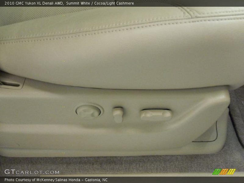 Summit White / Cocoa/Light Cashmere 2010 GMC Yukon XL Denali AWD