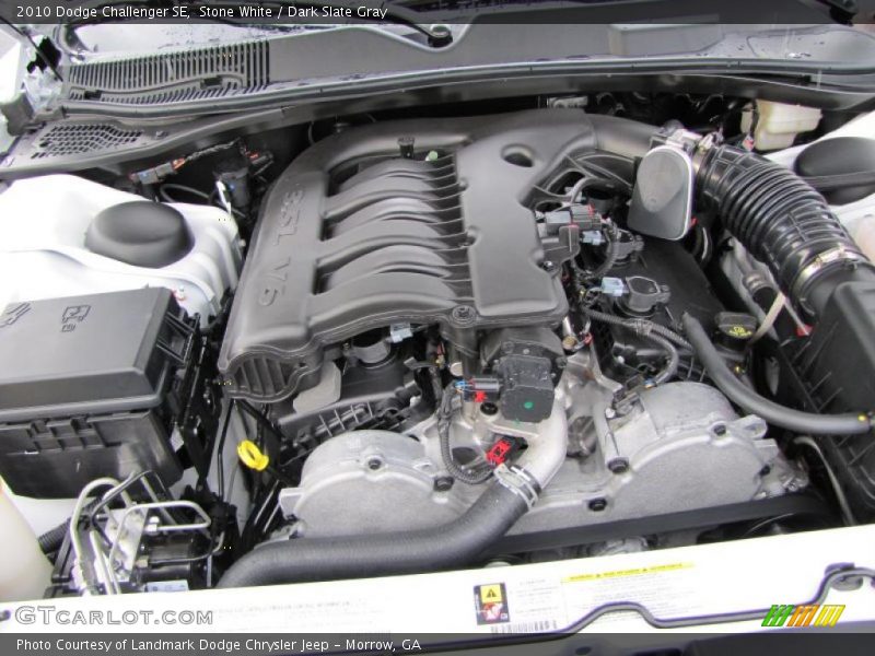 Stone White / Dark Slate Gray 2010 Dodge Challenger SE