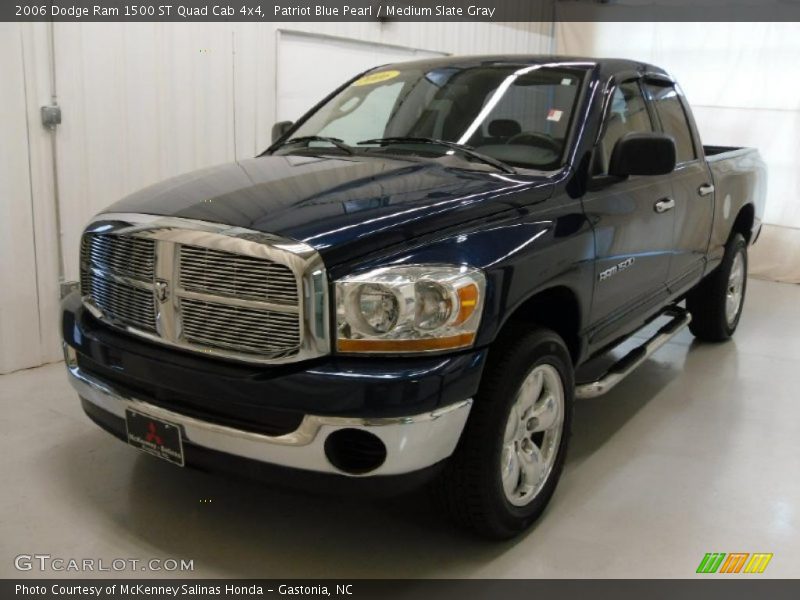 Patriot Blue Pearl / Medium Slate Gray 2006 Dodge Ram 1500 ST Quad Cab 4x4