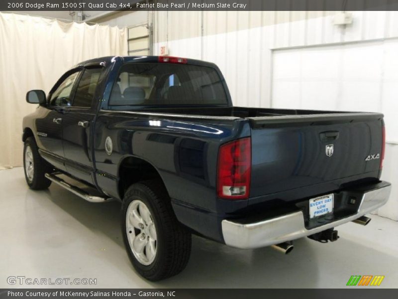 Patriot Blue Pearl / Medium Slate Gray 2006 Dodge Ram 1500 ST Quad Cab 4x4