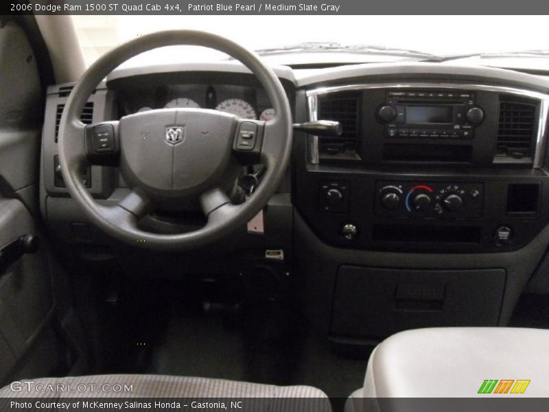 Patriot Blue Pearl / Medium Slate Gray 2006 Dodge Ram 1500 ST Quad Cab 4x4