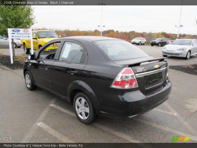 Black / Charcoal 2008 Chevrolet Aveo LS Sedan