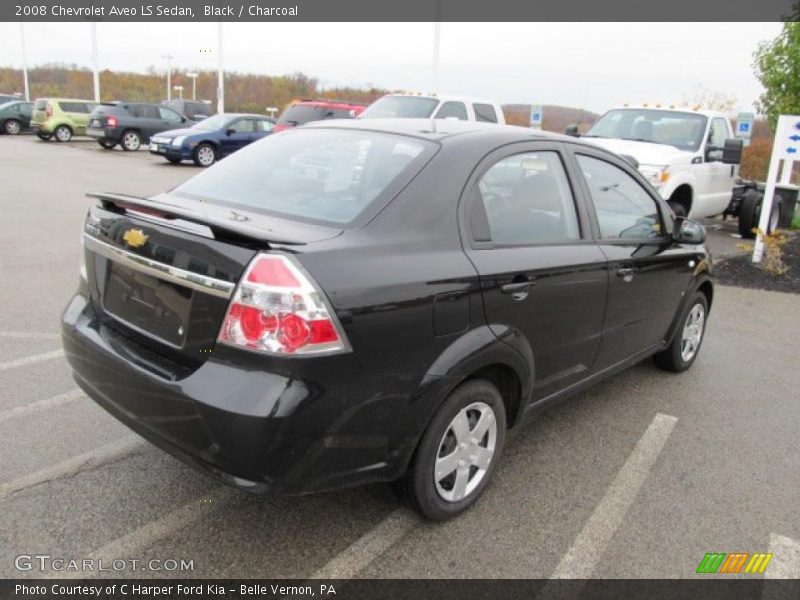 Black / Charcoal 2008 Chevrolet Aveo LS Sedan