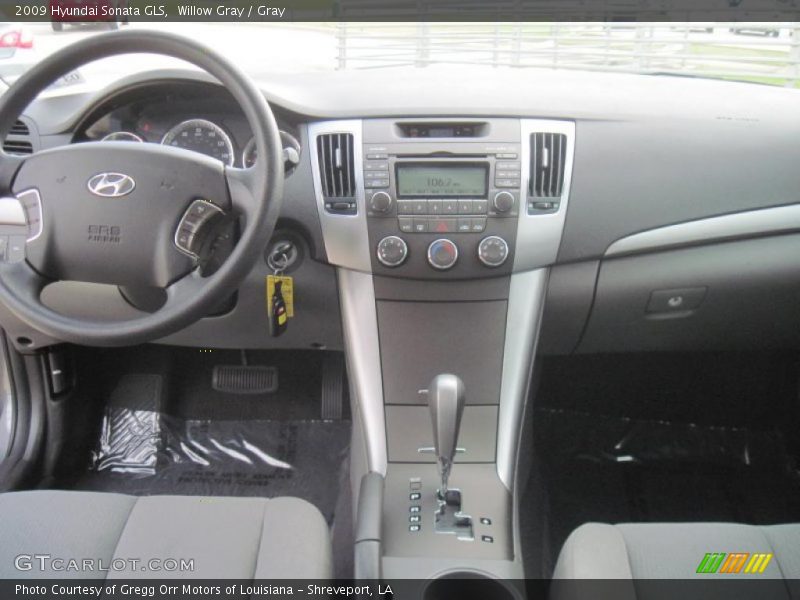Willow Gray / Gray 2009 Hyundai Sonata GLS