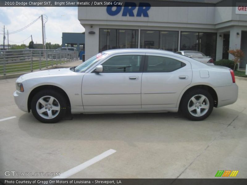 Bright Silver Metallic / Dark Slate Gray 2010 Dodge Charger SXT