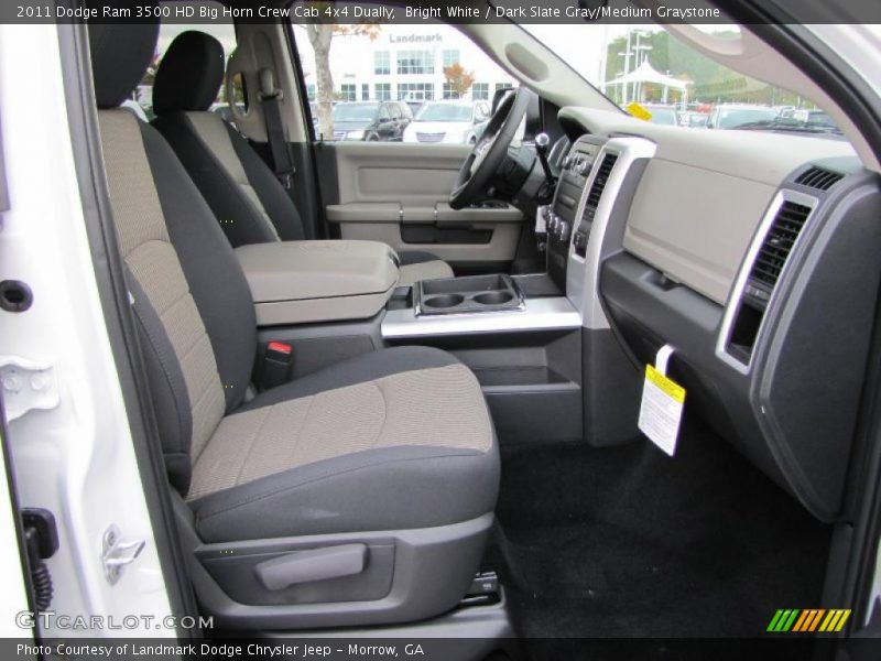  2011 Ram 3500 HD Big Horn Crew Cab 4x4 Dually Dark Slate Gray/Medium Graystone Interior