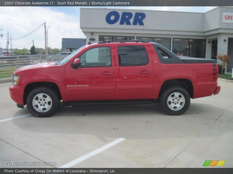 Sport Red Metallic / Ebony/Light Cashmere 2007 Chevrolet Avalanche LT