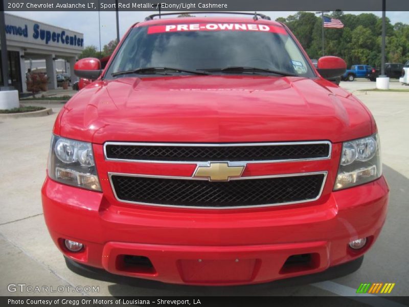 Sport Red Metallic / Ebony/Light Cashmere 2007 Chevrolet Avalanche LT