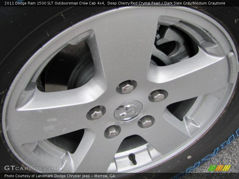 Deep Cherry Red Crystal Pearl / Dark Slate Gray/Medium Graystone 2011 Dodge Ram 1500 SLT Outdoorsman Crew Cab 4x4