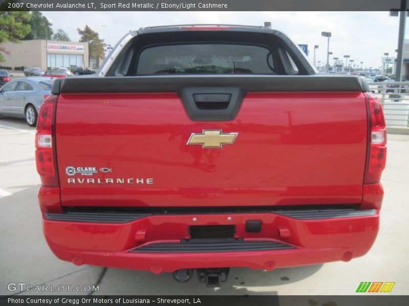 Sport Red Metallic / Ebony/Light Cashmere 2007 Chevrolet Avalanche LT