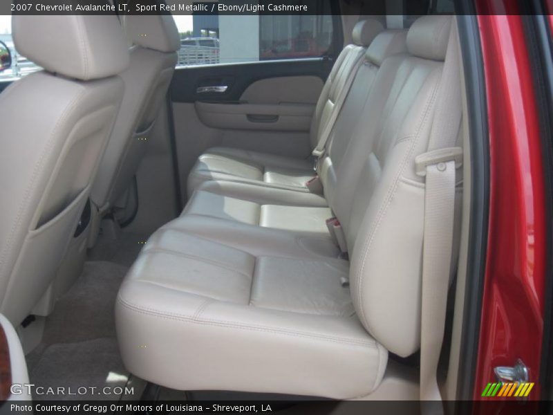 Sport Red Metallic / Ebony/Light Cashmere 2007 Chevrolet Avalanche LT