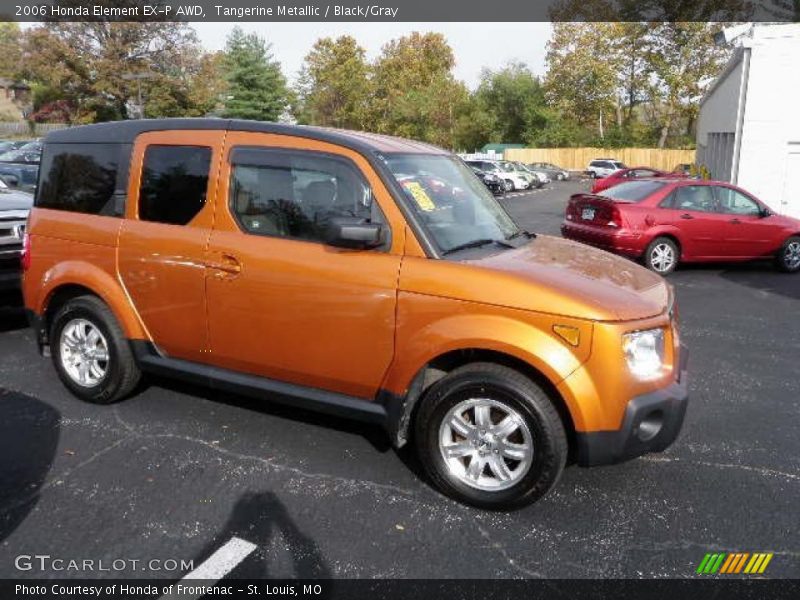 Tangerine Metallic / Black/Gray 2006 Honda Element EX-P AWD