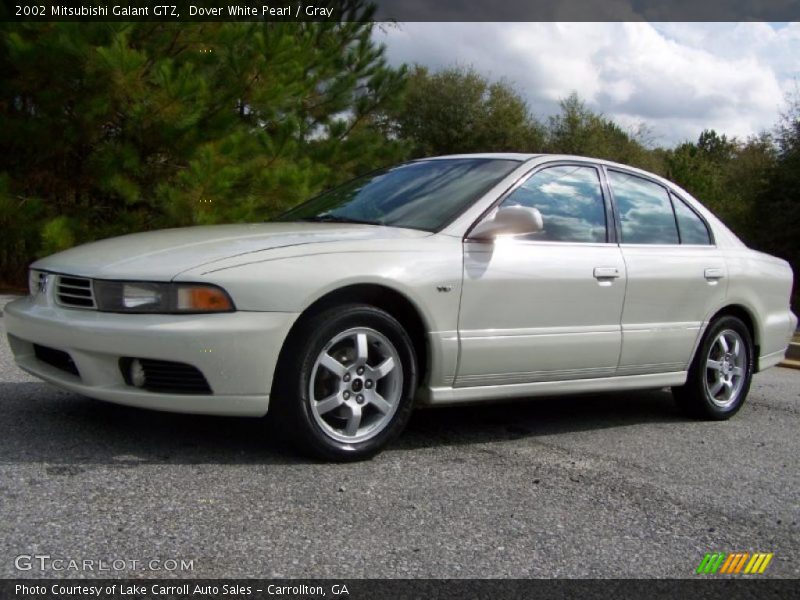 Dover White Pearl / Gray 2002 Mitsubishi Galant GTZ