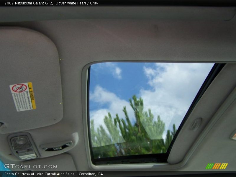 Dover White Pearl / Gray 2002 Mitsubishi Galant GTZ