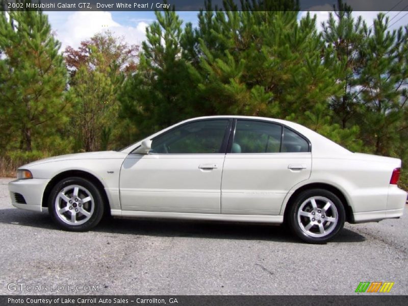 Dover White Pearl / Gray 2002 Mitsubishi Galant GTZ