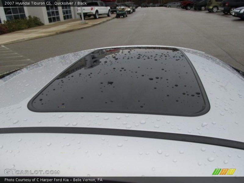 Quicksilver / Black 2007 Hyundai Tiburon GS