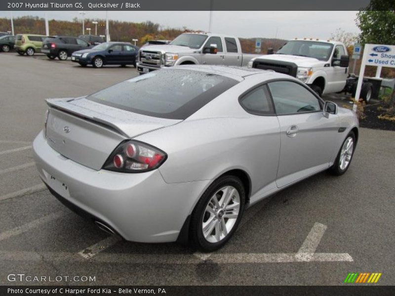 Quicksilver / Black 2007 Hyundai Tiburon GS