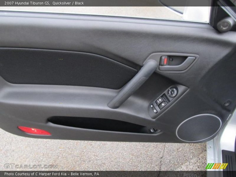 Quicksilver / Black 2007 Hyundai Tiburon GS