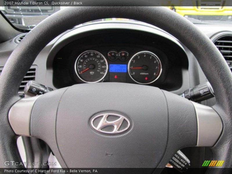 Quicksilver / Black 2007 Hyundai Tiburon GS