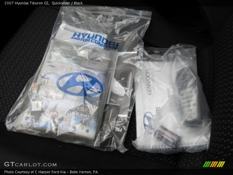 Quicksilver / Black 2007 Hyundai Tiburon GS
