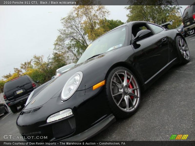Black / Black w/Alcantara 2010 Porsche 911 GT3