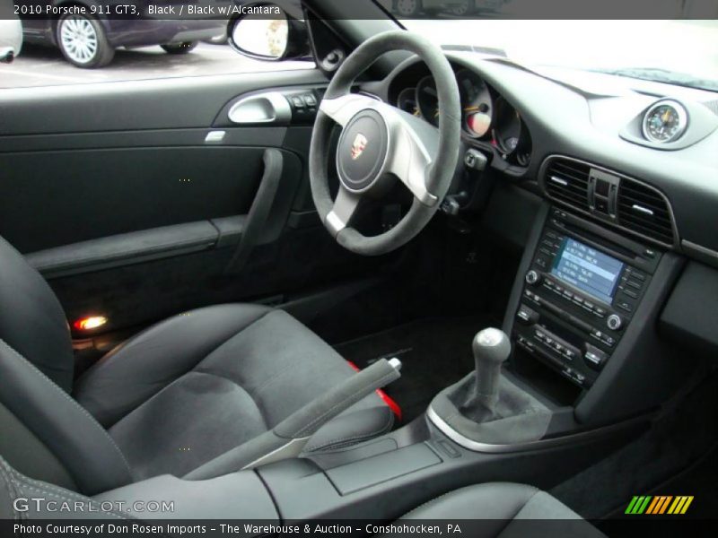 Black / Black w/Alcantara 2010 Porsche 911 GT3