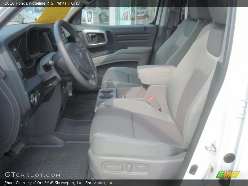 White / Gray 2010 Honda Ridgeline RTS