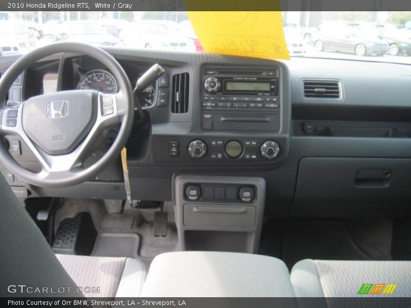 White / Gray 2010 Honda Ridgeline RTS