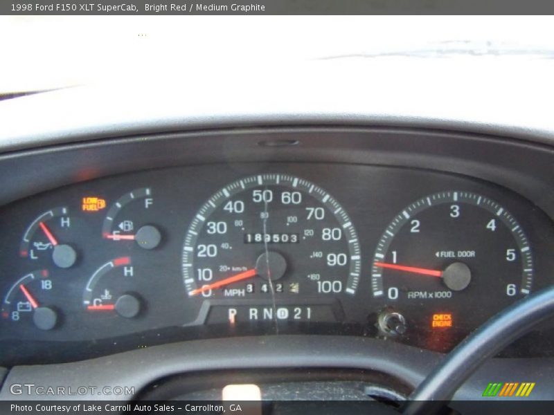  1998 F150 XLT SuperCab XLT SuperCab Gauges