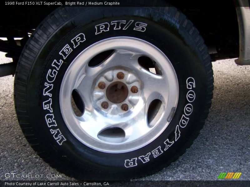 Bright Red / Medium Graphite 1998 Ford F150 XLT SuperCab