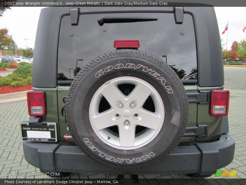 Jeep Green Metallic / Dark Slate Gray/Medium Slate Gray 2007 Jeep Wrangler Unlimited X