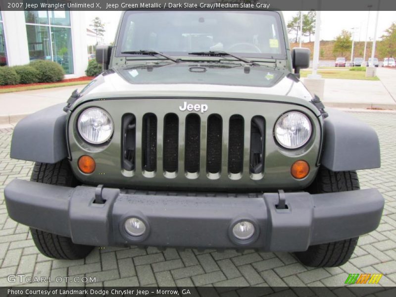 Jeep Green Metallic / Dark Slate Gray/Medium Slate Gray 2007 Jeep Wrangler Unlimited X