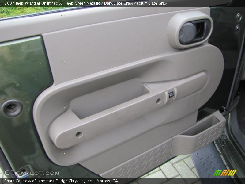 Jeep Green Metallic / Dark Slate Gray/Medium Slate Gray 2007 Jeep Wrangler Unlimited X