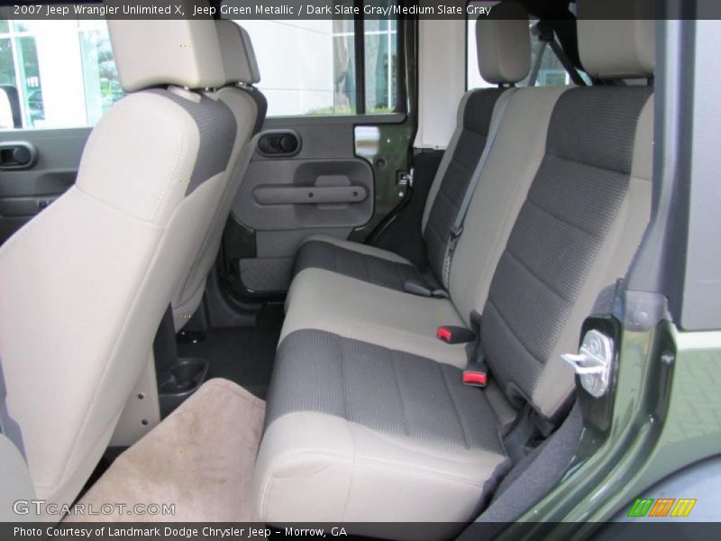 Jeep Green Metallic / Dark Slate Gray/Medium Slate Gray 2007 Jeep Wrangler Unlimited X
