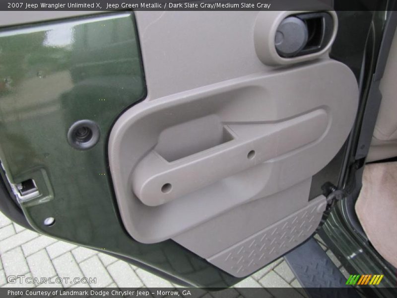 Jeep Green Metallic / Dark Slate Gray/Medium Slate Gray 2007 Jeep Wrangler Unlimited X