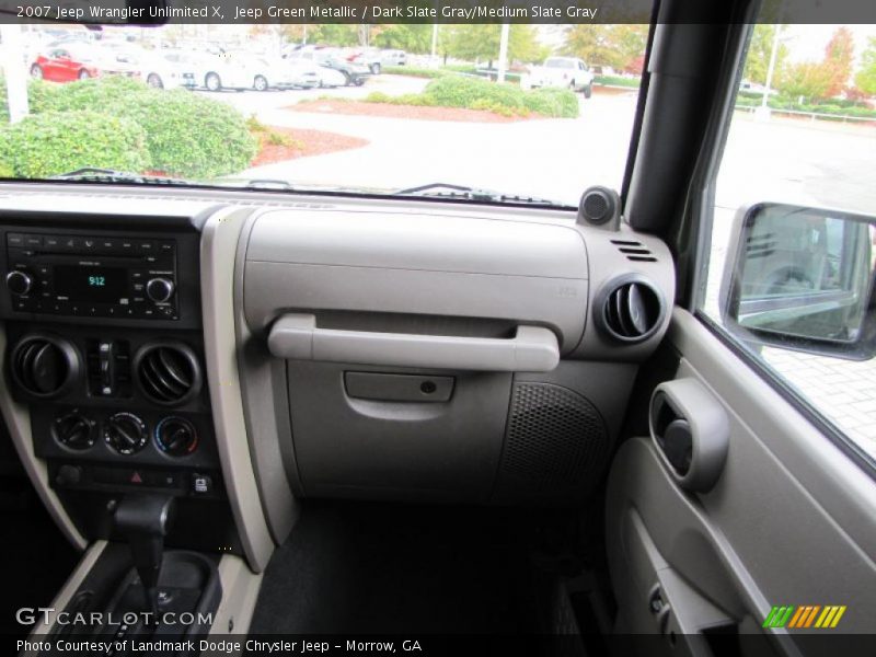 Jeep Green Metallic / Dark Slate Gray/Medium Slate Gray 2007 Jeep Wrangler Unlimited X