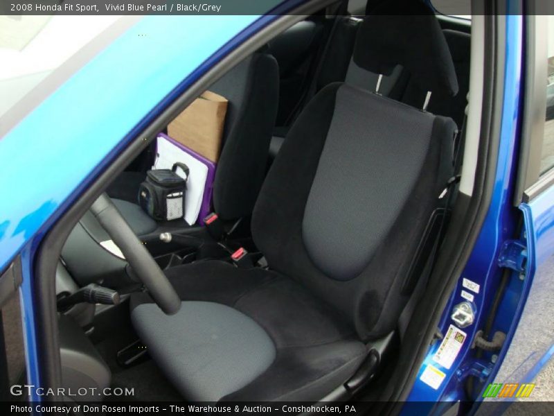  2008 Fit Sport Black/Grey Interior