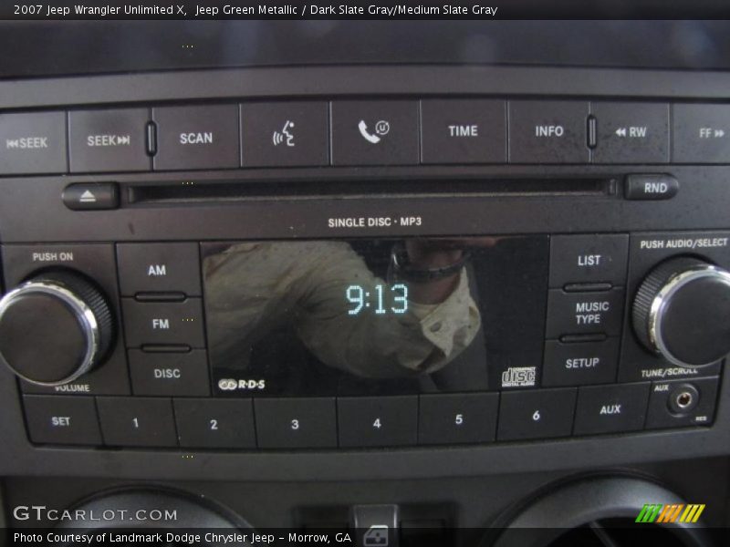 Jeep Green Metallic / Dark Slate Gray/Medium Slate Gray 2007 Jeep Wrangler Unlimited X