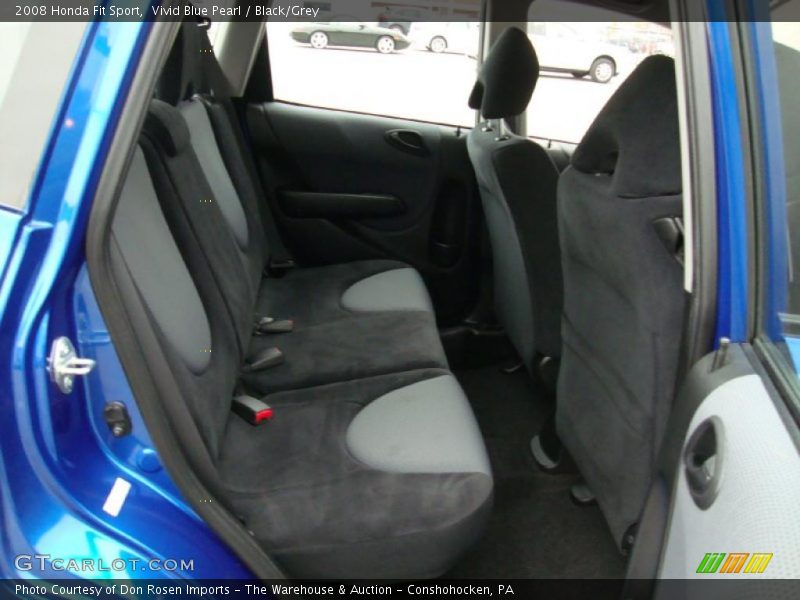  2008 Fit Sport Black/Grey Interior