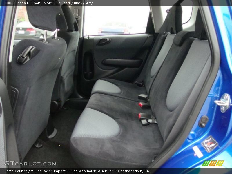  2008 Fit Sport Black/Grey Interior