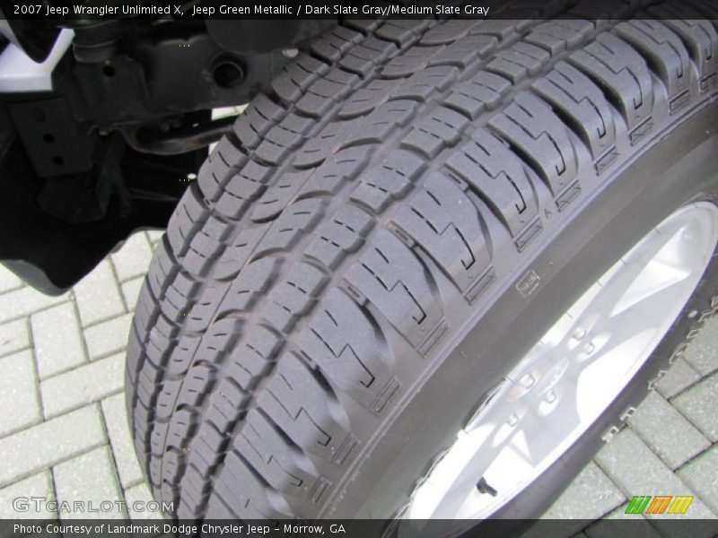 Jeep Green Metallic / Dark Slate Gray/Medium Slate Gray 2007 Jeep Wrangler Unlimited X