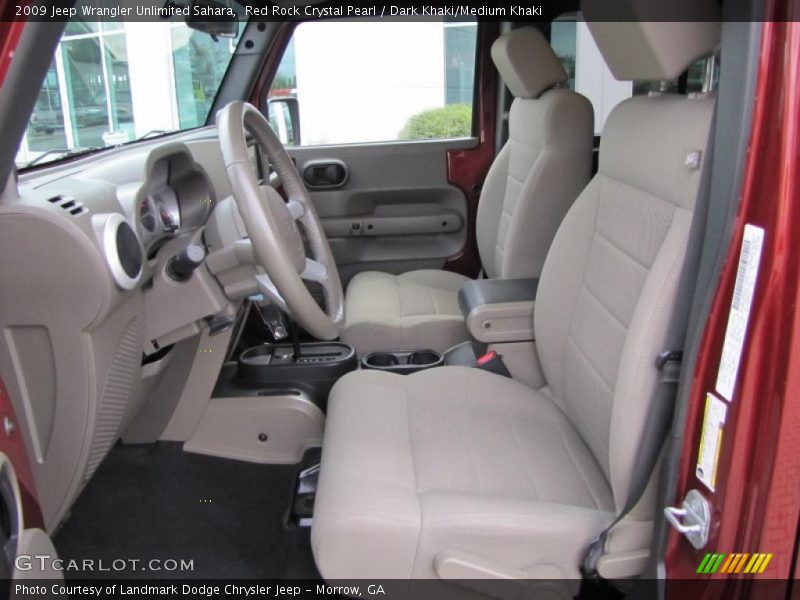  2009 Wrangler Unlimited Sahara Dark Khaki/Medium Khaki Interior