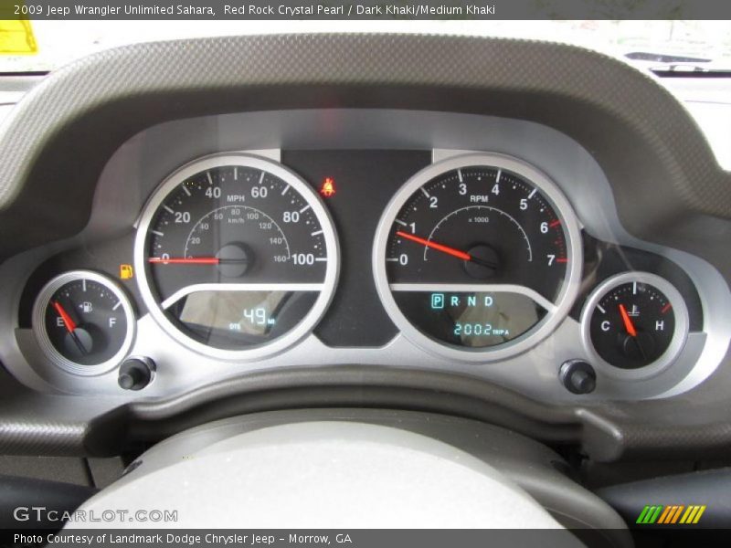  2009 Wrangler Unlimited Sahara Sahara Gauges