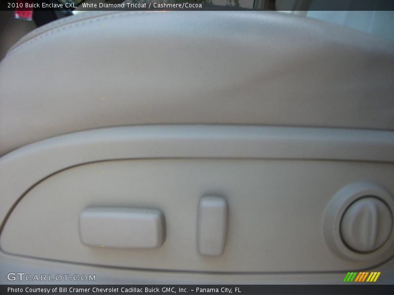 White Diamond Tricoat / Cashmere/Cocoa 2010 Buick Enclave CXL