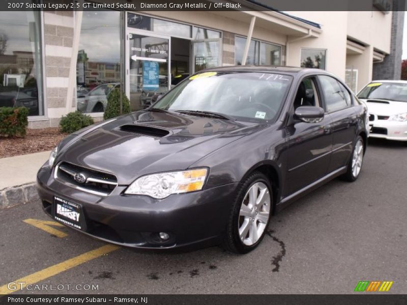 Diamond Gray Metallic / Off-Black 2007 Subaru Legacy 2.5 GT Limited Sedan